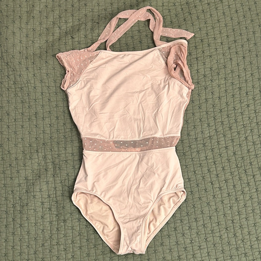 Elegant Pink Women's Dance Leotard